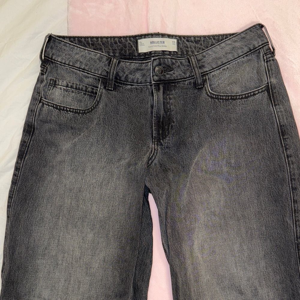 Hollister curvy low rise baggy jean